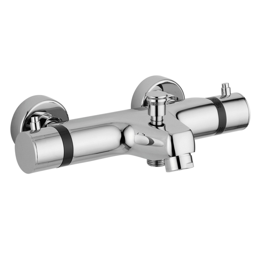 Thermostat-Wannenarmatur Aufputz 9801-C