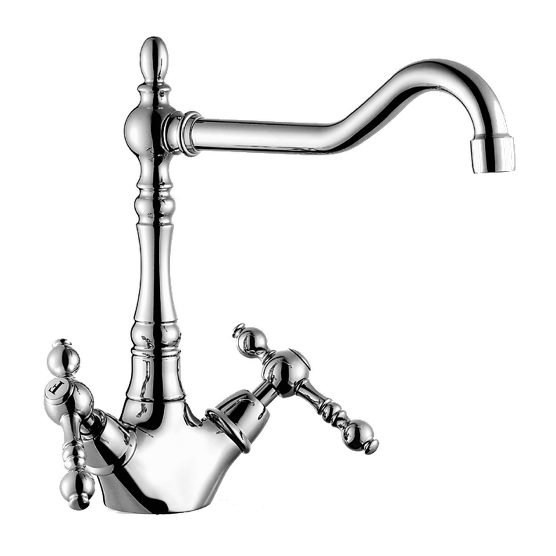 Rubinetto due maniglie con bocca girevole MC-O-015