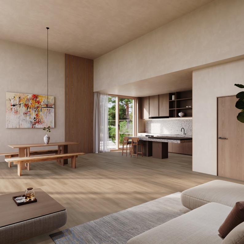 SPC Vinyl Flooring - 1220 x 225 x 5 mm - Livorno SPC-5007